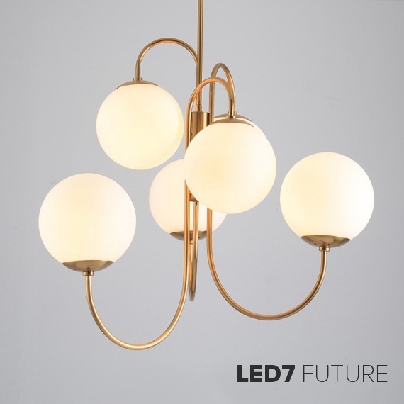 Pelle - Gooseneck Chandelier